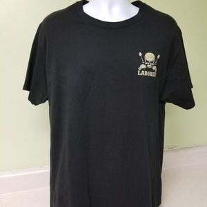 Men's Large T-Shirt - Laborer - "Bllod & Sweat"